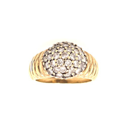 Pre Owned 9ct Diamond Cluster Ring ZX41